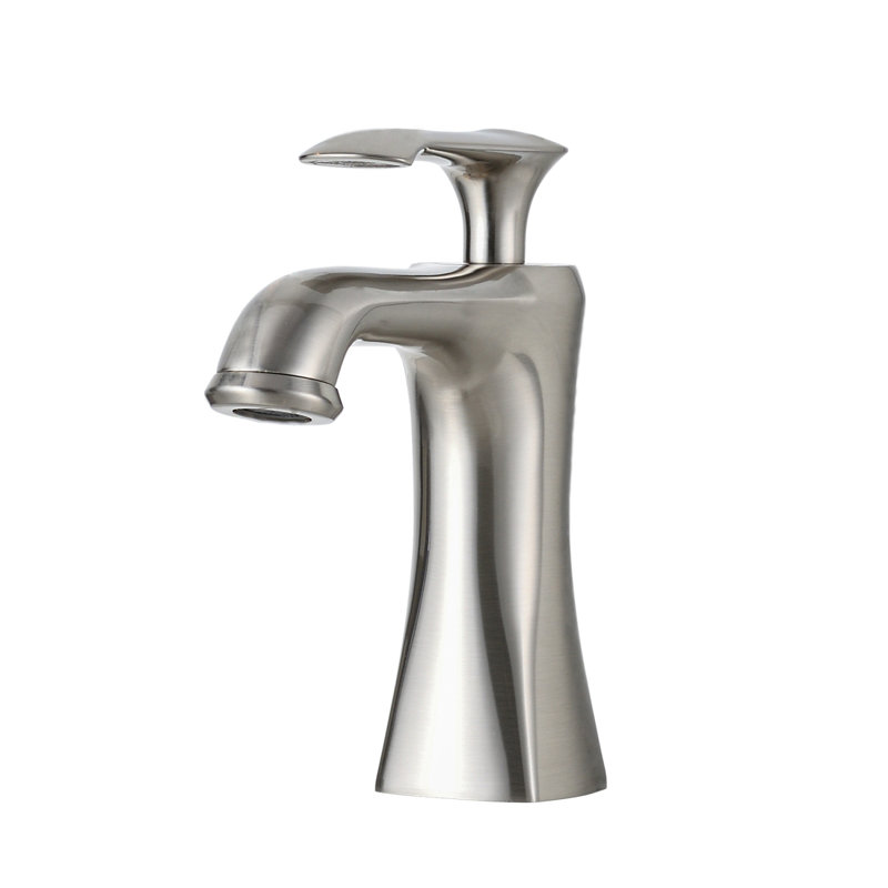 Yearby Single-Hole Single-handle Bathroom Faucet, Brushed Nickel