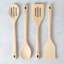 Ensemble d'outils de cuisine en bois 4 pièces Martha Stewart Bainford - Olive-86410081