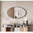 Irregular Metal elliptical wavy wall mirror with  Frame-For Bathroom, Bedroom, Living Room，Entryway Decor-1815166209-1815166208