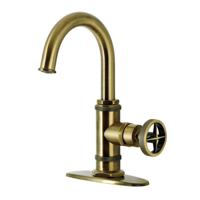 Robinet de salle de bain à poignée simple 1 trou Kingston Brass