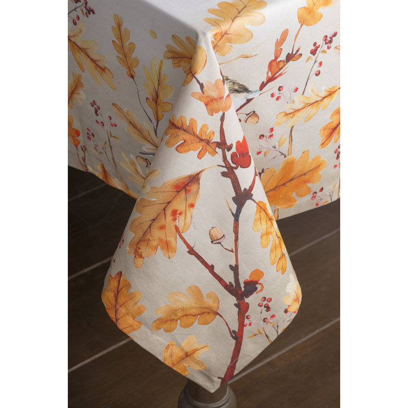 Floral 100% Cotton Tablecloth, 54" x 54", Floral 1