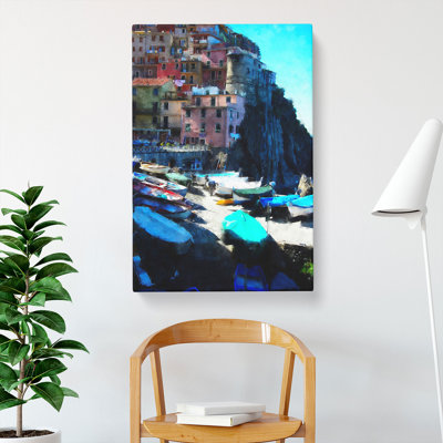 Cinque Terre In Italy Vol.1 - Wrapped Canvas Print