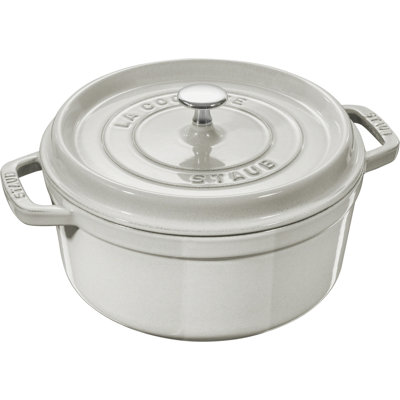 Staub Cast Iron Round Dutch Oven Hand Crafted In France