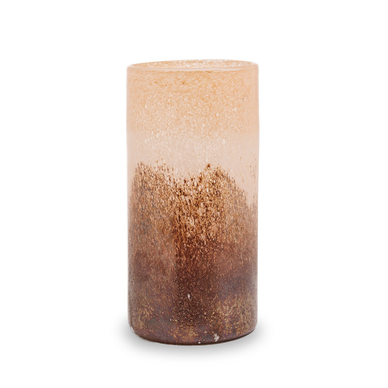 Fenix Glass Table Vase, 30cm H x 15cm W x 15cm D