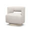 Crystle Swivel Barrel Chair Chair with Ottoman-2020068320-2020068238