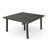 Voline 64" Square Wicker/Rattan Dining Table - Perfect For Outdoor Hosting And Entertaining-858677047