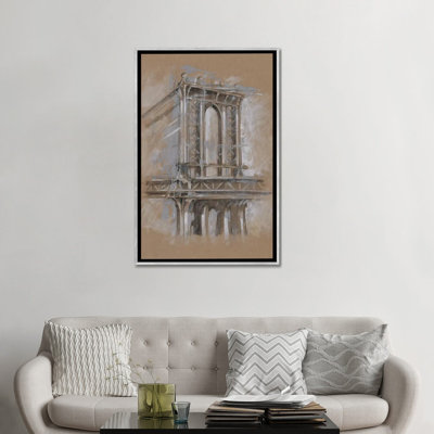 " Brushwork Architecture Study IV " by Ethan Harper