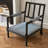 French Houndstooth Single Leisure Chair.