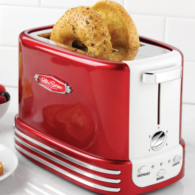 Nostalgia Retro Wide 2-Slice Toaster