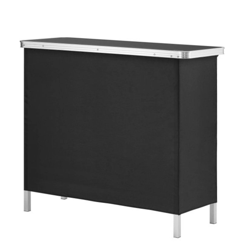 Table de bar pliante avec étui de transport, podium et tablette, intérieur / extérieur pour pique-niques / événements