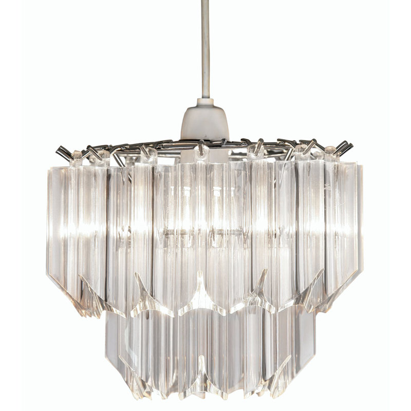 18 cm H Novelty Pendant Shade ( Screw On ) in Clear
