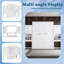 Grand lit escamotable avec bureau, meuble-lavabo rabattable et rangement pour armoire, lit mural peu encombrant-500527861