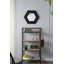 Miroir hexagonal 18,5 "x 18,5" avec cadre en bois massif-980288684