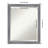 Ypsilanti Solid Wood Rectangle Wall Mirror-1977410462