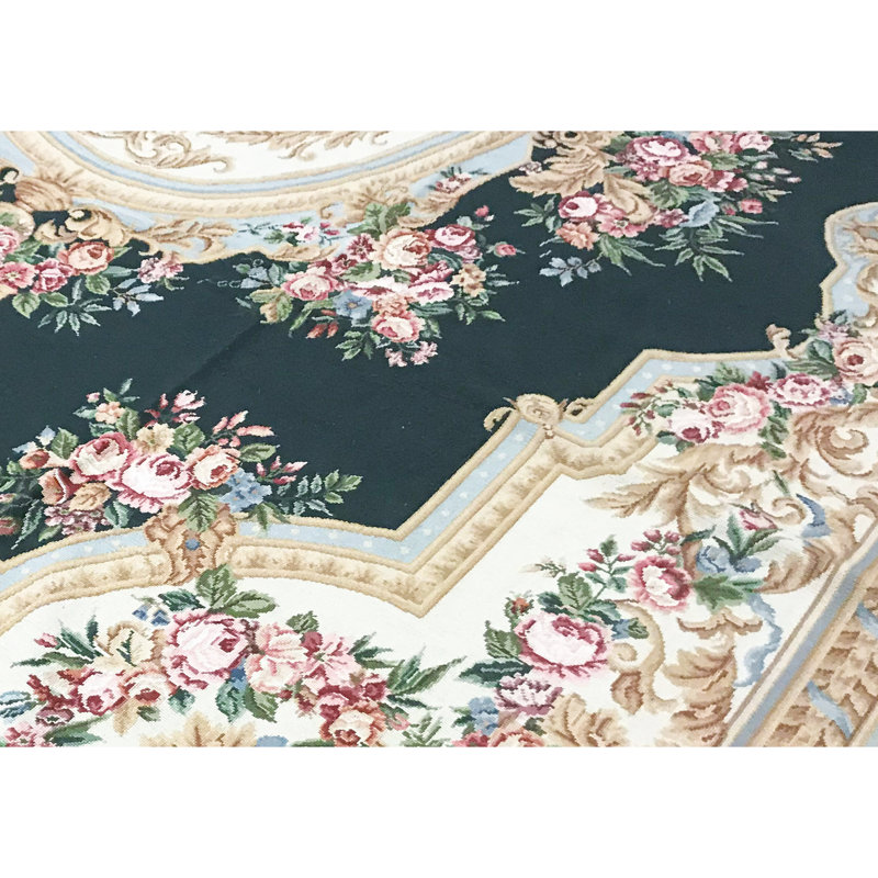 Wool Floral Area Rug