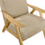 Mobilier de bureau en bois d'hévéa rembourré et rembourré de 1 pièce Modern Home Furniture-379633-27893725