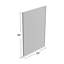 Miroir de salle de bain à cadre en métal doré 36 po Beunca-1017241032-1010712000