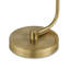 Byronne Small Brass Desk Table Lamp With Adjustable Dom Shade - Simple Silhouette Style