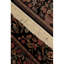 Shah Wool Oriental Area Rug in Plum/Black/Beige
