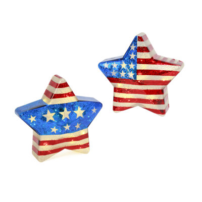 10.6 Illuminating Glass Americana Star