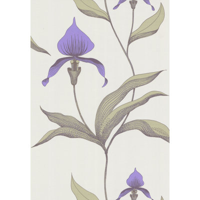 Orchid Floral Wallpaper Roll