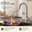 Single-Handle Pull-Down Kitchen Faucet with Dual-Function Sprayer-120793566