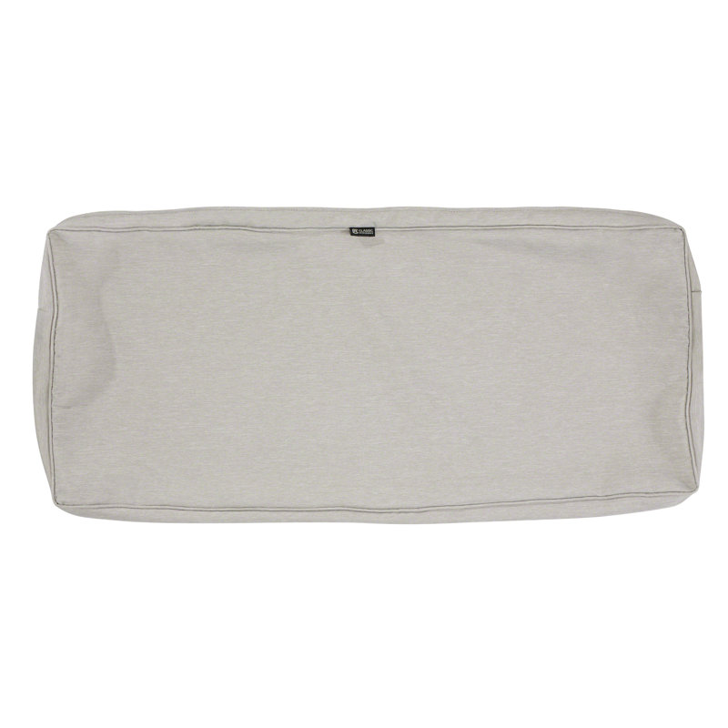 Pina Outdoor 3'' Bench Cushion Cover, 3" H x 59"W x 18"D, Heather Gray