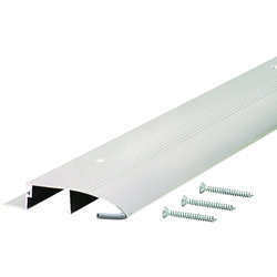 Metal 3.5'' W x 36'' L End Cap in Satin Aluminum