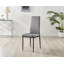 Benia White & Grey Marble Effect Dining Table Set with x4 Luxury Velvet Upholstered Dining Chairs-98984191