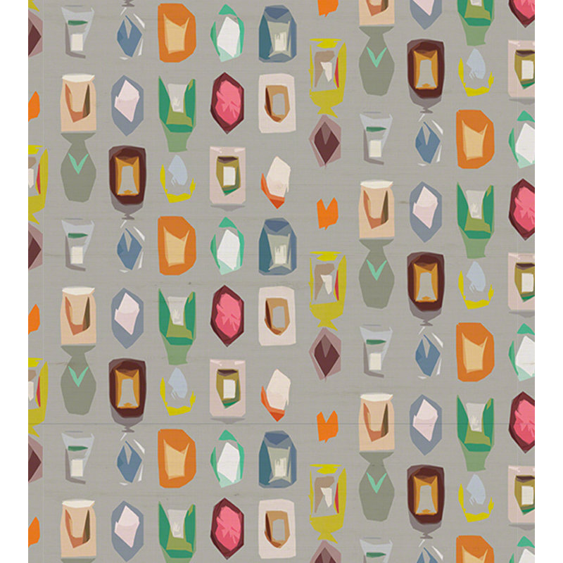 Regency Moderne Metallic Wallpaper Roll, Andre