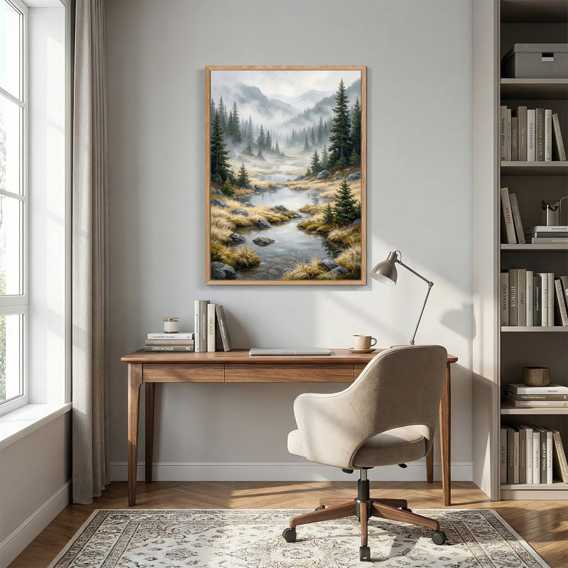 Art mural sur toile Misty, 48"H x 36"W