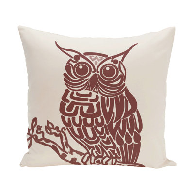 Owl Square Pillow Cover & Insert