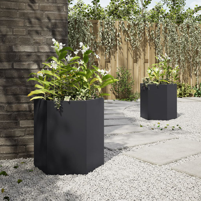 Arzate Planter Box, Black