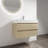 35.4'' Wall Mounted Single Bathroom Vanity Base Only