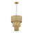 Weavington 2 Light Antique Gold Leaf Pendant