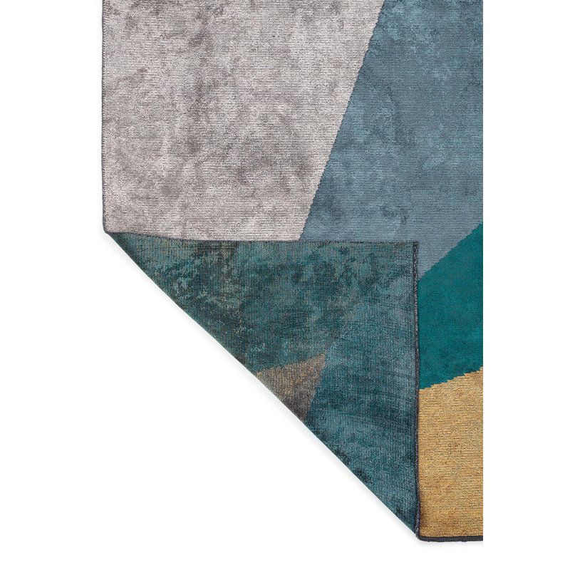 Casse-tête géométrique moderne et abstrait, Rectangle 6 pi 7 po x 9 pi 10 po
