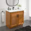 Meuble-lavabo simple 36 po en érable Shaker
