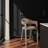 Cathline Upholstered Counter Stool with Iron Frame-107484614-107276842
