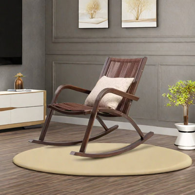 Elegant PE Rope Rocking Chair Rocking Chair