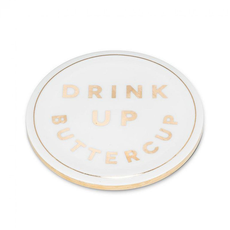 Drink Up Buttercup Coasters