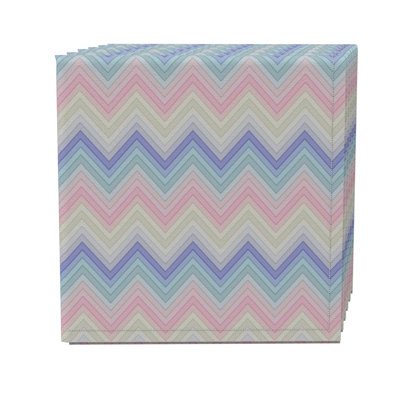 Chevron Cotton Twill Dining Linen Set