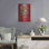 Art mural en métal de luxe «Red Dragon» par Dean Russo, art mural en métal, 12 po x 16 po