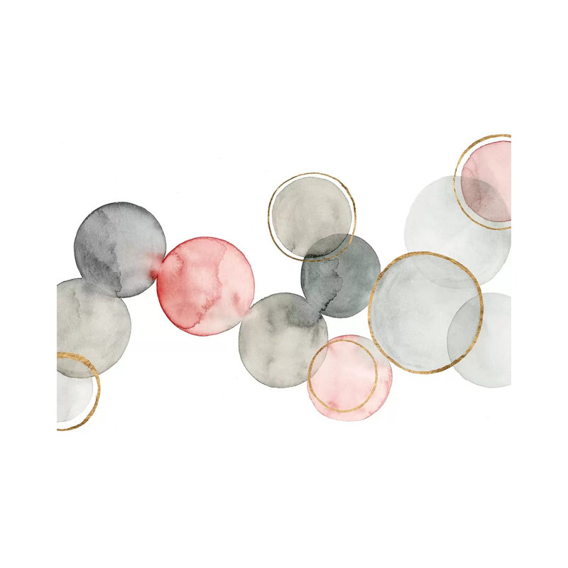 Gilded Spheres I by Grace Popp - Wrapped Canvas Gallery-Wrapped Canvas Giclée, 101.6 cm H x 66.04 cm W