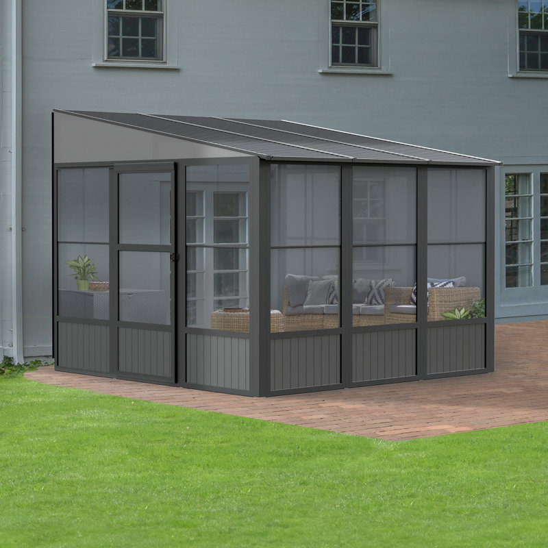 Sojag Charleston Conservatory 3m x 3m, 244.5cm H x 306cm W x 308.9cm D