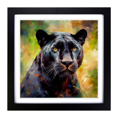 Panther Impressionism - Framed Print