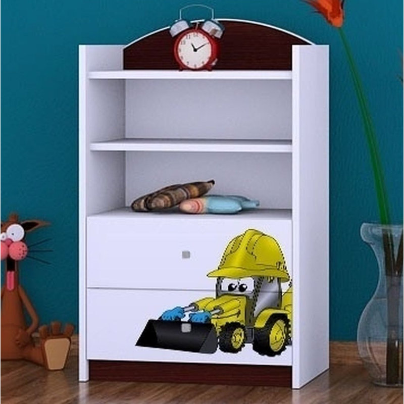 Jocelyn 96cm H Kids Cube, Wenge, 92cm H x 60cm W x 34cm D