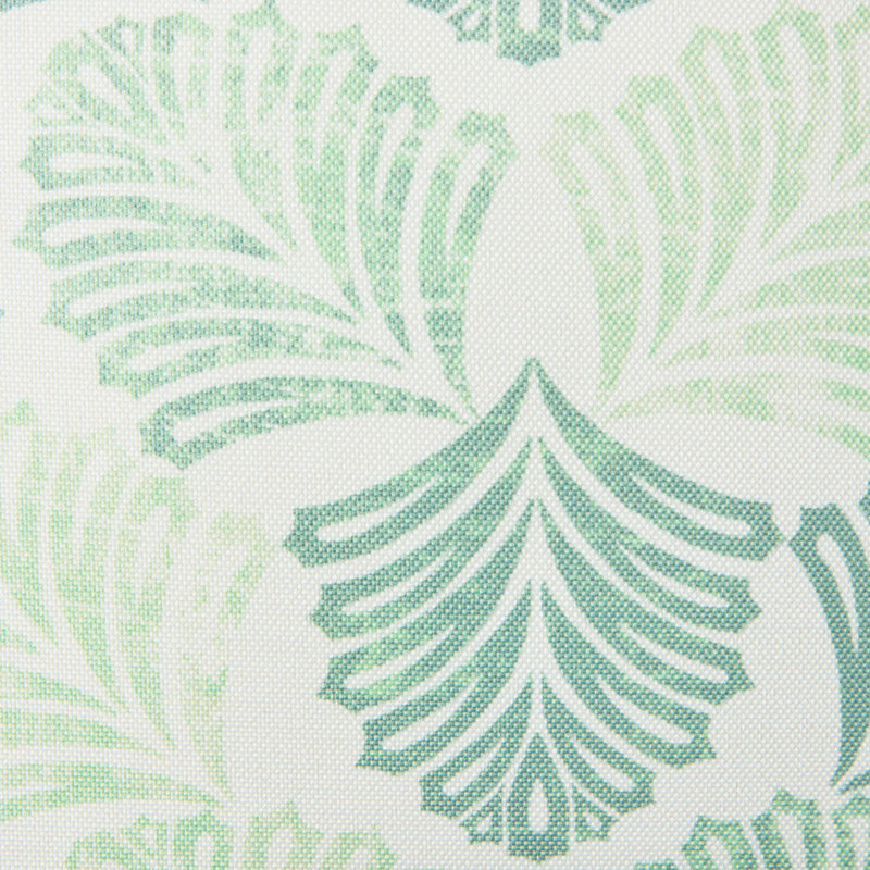 MARTHA STEWART Modern Banana Leaves Indoor Outdoor Pillow 2-Pack Set, 18", 18"H x 18"W, Green, Square