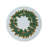 Glass Beads Embroidered Round Placemat
