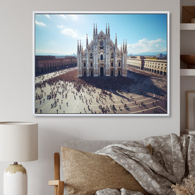 Italie, cathédrale de Milan, Italie, art mural sur toile