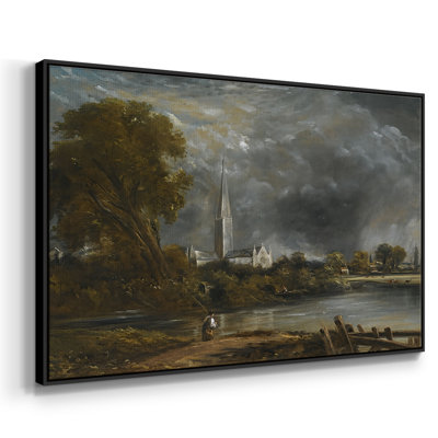 Salisbury Cathedral from the Meadows, c. 1831-John Constable-Framed Gallery Wrapped Canvas